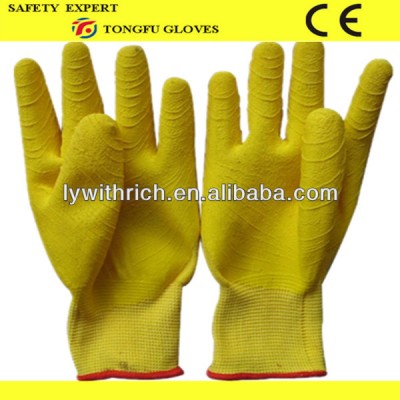 high quality domestic chemical nylon latex working glove