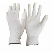 13 gauge nylon liner pu coated garden safety gloves