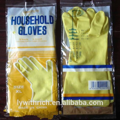 TFSAFETY/ wholesale long rubber cleaning gloves for kitchen, household gloves