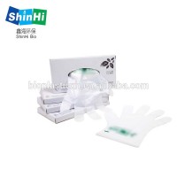 new products biodegradable disposable Kitchen plastic Glove for household