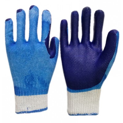 rubber palm coated construction gloves for construction mining and heavy