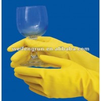 cotton lined latex gloves