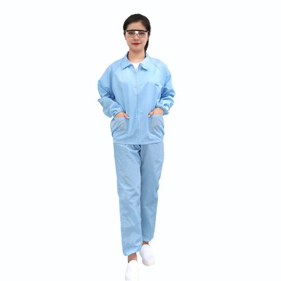 Anti-static Work Clothes Dust Proof Reusable Safety Protective Cleanroom Clothing