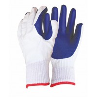 High quality rubber coated metal finger glove /palm rubber coated work gloves